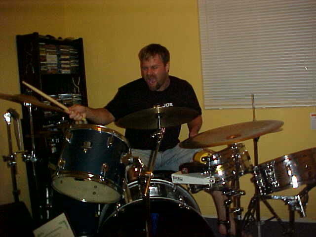 brian on drums